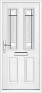 Dorset Victoriana black composite front door